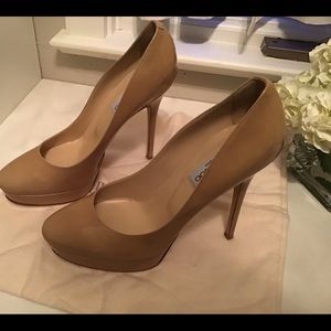Jimmy Choo Nude size 40 Cosmic Platform Pumps